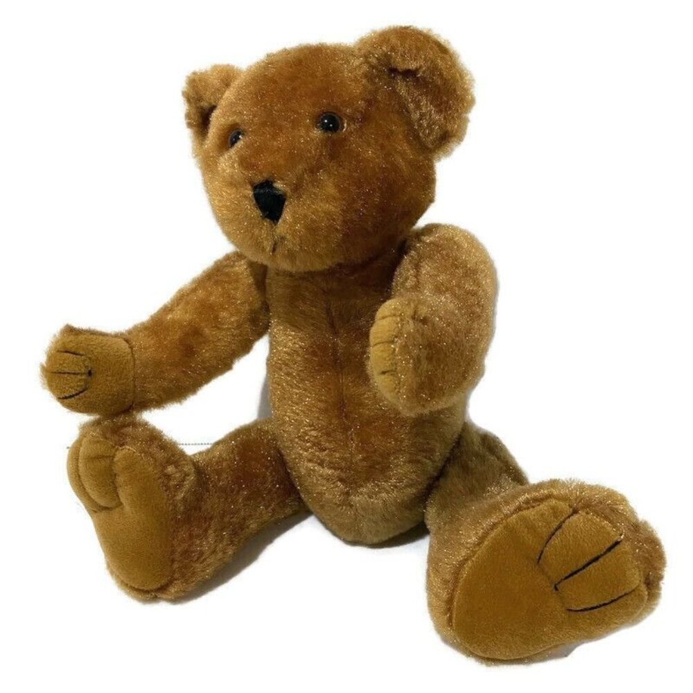 Chosun Jointed‎ Teddy Bear Plush 10" Sitting Brown Stuffed Animal